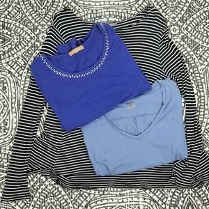 Set of 3 Long Sleeve Super Soft T Shirts Tops